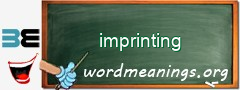 WordMeaning blackboard for imprinting